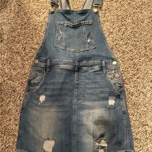 Denim Overall Dress